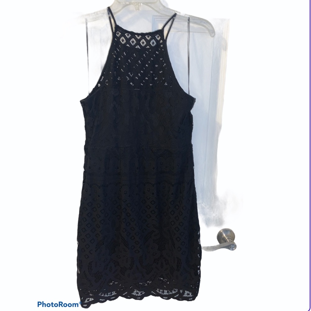 Express lace short dress Size 6, black